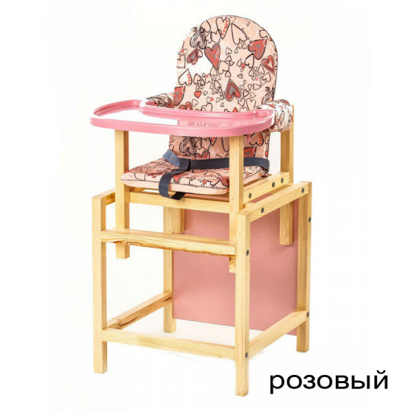 стол-стул-для-кормления-стд-07 розовый