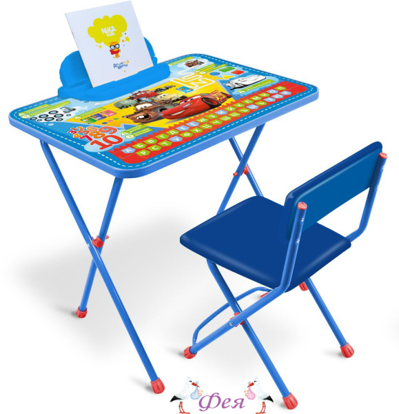 Д1П_Т Комплект Disney Тачки (стол 520+пенал+стул мягкий)